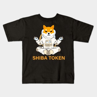 Shiba inu token coin Crypto coin Crytopcurrency Kids T-Shirt